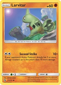 Larvitar 115/214 · Reverse Holo