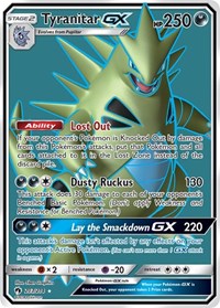 Tyranitar GX Full Art 203/214