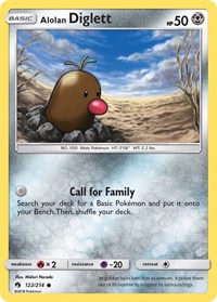 Alolan Diglett 122/214 · Reverse Holo