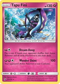 Tapu Fini 151/214 · Reverse Holo