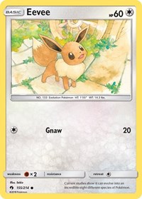 Eevee 155/214 · Reverse Holo