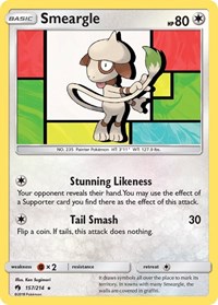 Smeargle 157/214 · Reverse Holo