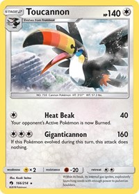 Toucannon 166/214 · Reverse Holo