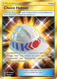 Choice Helmet Secret 229/214 Lost Thunder Pokémon card