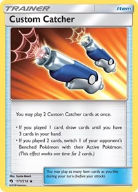 Custom Catcher 171/214 Lost Thunder Reverse Holo Pokémon card