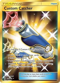 Custom Catcher Secret 231/214 Lost Thunder Pokémon card
