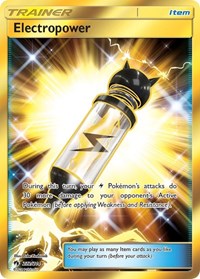 Electropower Secret 232/214 Lost Thunder Pokémon card