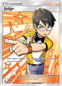 Judge Full Art 209/214 Lost Thunder Pokémon card