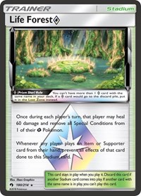 Life Forest Prism Star 180/214 Lost Thunder Pokémon card