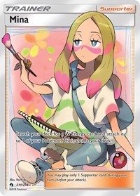 Mina Full Art 211/214 Lost Thunder Pokémon card