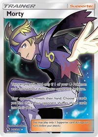 Morty Full Art 212/214 Lost Thunder Pokémon card