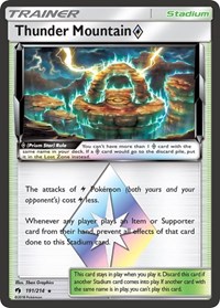 Thunder Mountain Prism Star 191/214 Lost Thunder Pokémon card