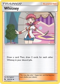 Whitney 193/214 Lost Thunder Reverse Holo Pokémon card