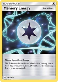 Memory Energy 194/214 Lost Thunder Reverse Holo Pokémon card
