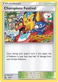 Champions Festival (World Championships 2017) SM78 SM Promos Pokémon card