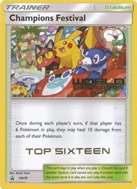 Champions Festival (World Championships 2017) [Top Sixteen] SM78 SM Promos Pokémon card
