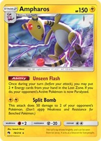 Ampharos (SM Lost Thunder) 078/214