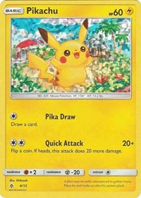 Pikachu 004/012
