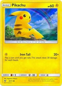 Pikachu (Water Web Holo) 028/073