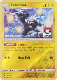 Zebstrika (League Challenge) [2nd Place] 082/214 · Reverse Holo