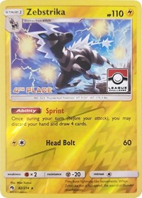 Zebstrika (League Challenge) [4th Place] 082/214 · Reverse Holo
