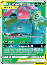 Celebi & Venusaur GX Full Art 159/181