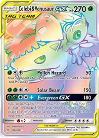 Celebi & Venusaur GX Secret 182/181