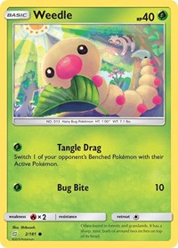 Weedle 2/181 · Reverse Holo