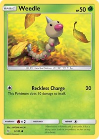 Weedle 3/181 · Reverse Holo