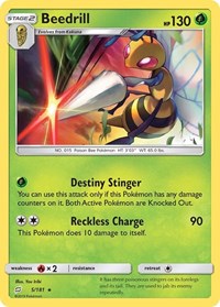 Beedrill 5/181 · Reverse Holo