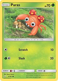 Paras 6/181 · Reverse Holo
