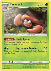 Parasect 7/181 · Reverse Holo