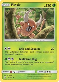 Pinsir 9/181 · Reverse Holo