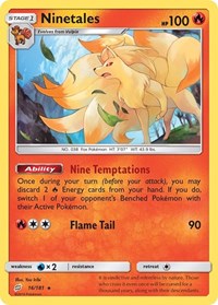 Ninetales 16/181 · Reverse Holo