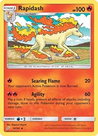 Rapidash 18/181 · Reverse Holo