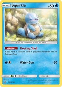 Squirtle 22/181 · Reverse Holo
