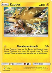 Zapdos 40/181