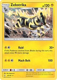 Zebstrika 45/181 · Reverse Holo