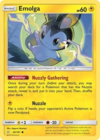 Emolga 46/181 · Reverse Holo