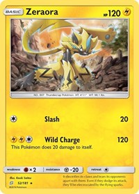 Zeraora 52/181 · Reverse Holo