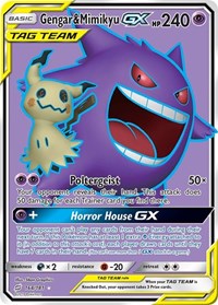 Gengar & Mimikyu GX Full Art 164/181