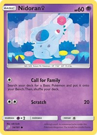 Nidoran F 54/181 · Reverse Holo