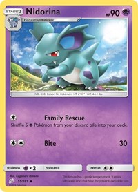 Nidorina 55/181 · Reverse Holo