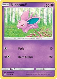 Nidoran M 57/181 · Reverse Holo