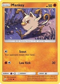 Mankey 71/181 · Reverse Holo