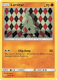 Larvitar 79/181 · Reverse Holo