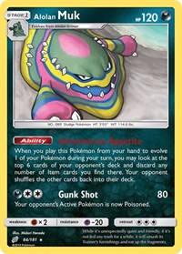 Alolan Muk 84/181 · Reverse Holo