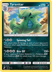 Tyranitar 85/181 · Reverse Holo