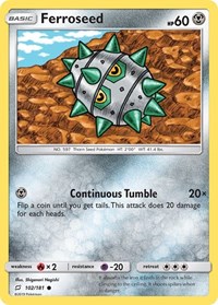 Ferroseed 102/181 · Reverse Holo