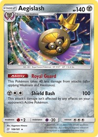 Aegislash 109/181 · Reverse Holo